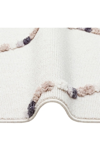 Eko Halı Terazzo Trz 04 White Beige İskandinav Halı