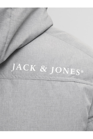 Jack & Jones Jack Jones Ön Cepli Kapüşonu Çıkabilir Erkek Mont 12279687 Gri