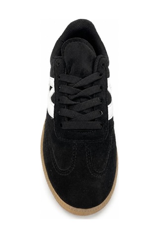 Papucumun Dünyası Unisex Süet Özel Gum Tabanlı Günlük Kullanıma Uygun Retro Sneaker Siyah