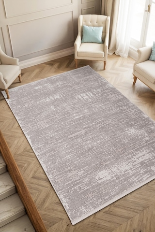 Loya Ly008a Vizon Halı Modern Desenli Antialerjik Pamuk Taban Salon Halısı Yatak Odası Koridor