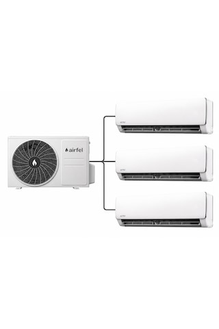 Airfel Vista Serisi 3LMX80 28000 Btu Dış 9 + 9 + 9 İç Multi Split Klima