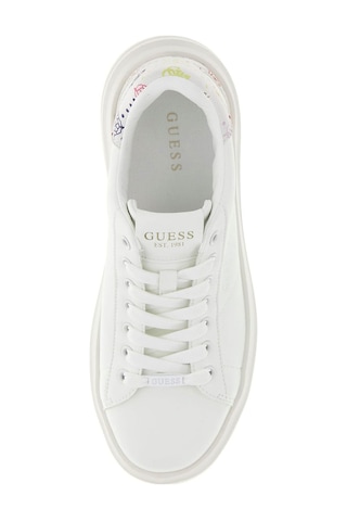 Guess Elbina Kadın Deri Sneaker Ayakkabı Flpe11lea12 Beyaz