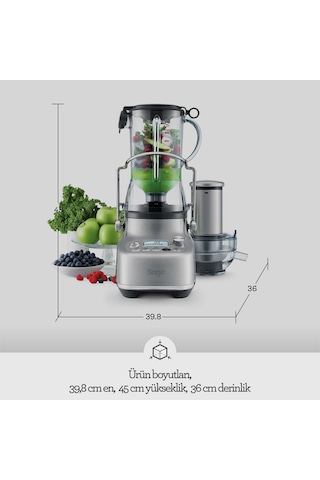 Sage SJB815 3x Bluıcer Pro 1350 W Katı Meyve Sıkacağı (Teşhir)