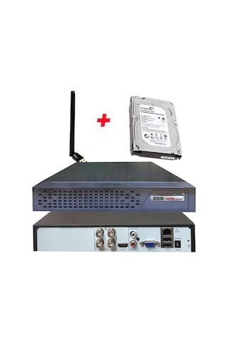 Bises 4 Kanal Wi-fi Ve 1 Tb Hdd'li 5 Mp H265+ 1080p Hıbrıt Araç, Insan Ve Yüz Tanımalı Xmeye Kayıt Cihazı Bs 104xmeye