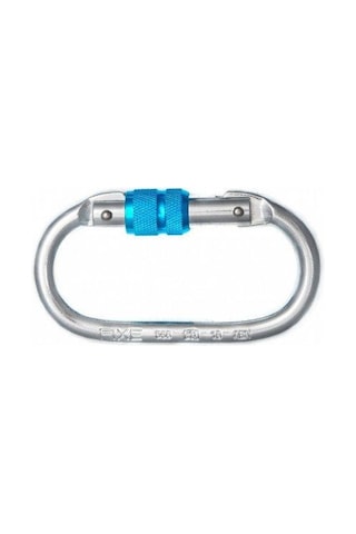 Fixe Symmetric St Screw Gate Kilitli Karabina Silver-blue Gümüş