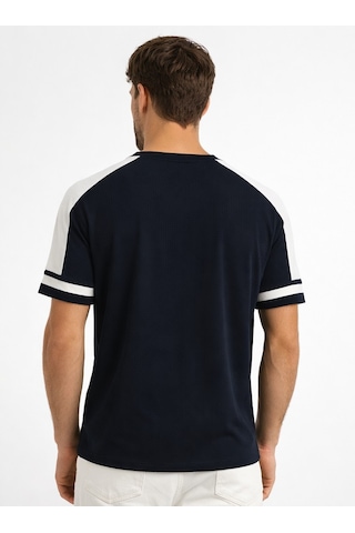 Cazador Triko Bisiklet Yaka T-shirt Erkek 34045 Lacivert Lacivert