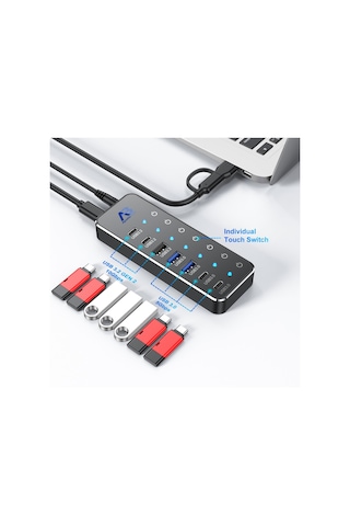 Uhh01-017 Apollobell 7-in- 1 Usb -c-hub