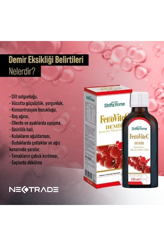 Aksu Vital - Shiffa Home Ferrovitec Demir Şurup 100 ML