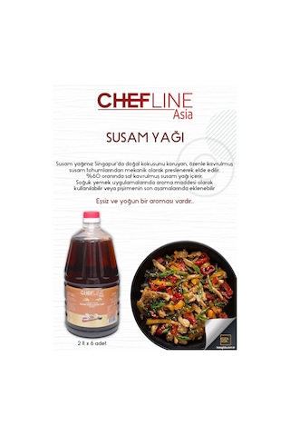 Chefline Asia Susam Yağı Chefline Asia 2 L