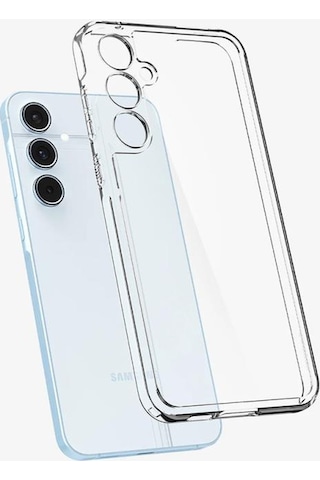 Spigen Galaxy Uyumlu A55 İle Uyumlu Kılıf Ultra Hybrid Crystal Clear Şeffaf