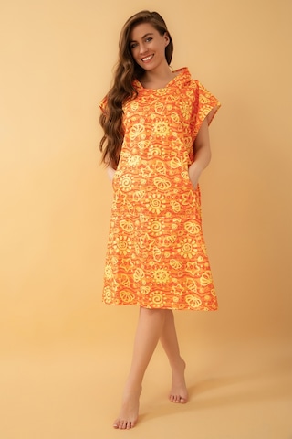 Summer Sun Yetişkin Sörf Panço Kapüşonlu Plaj Havlusu L Beden