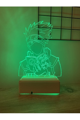 Naruto Kakashi Hatake 16 Renk Gece Lambası