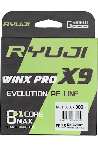 Ryuji Win-x Pro 9b Multicolor 300m İp Misina 0,14mm 0,14mm