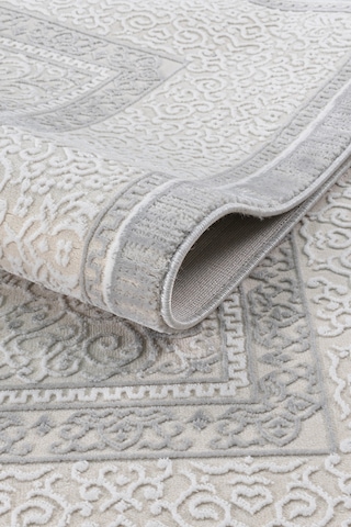 Badelya Home Krem Gri 7105 Modern Desen Doğal Taban Saçaklı Salon Koridor Mutfak Çocuk Oturma Odası Halı Yolluk 7105krem-gri