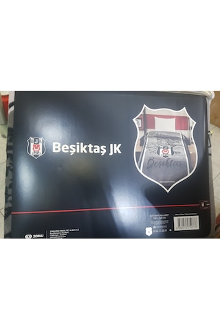 Taç Lisanslı Beşiktaş Kara Kartal Tek Kişilik Battaniye Çok Renkli
