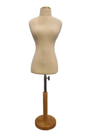 Keten Kumaş Süngerli 50 Eşel Okullar İçin Minyatür Terzi Mankeni