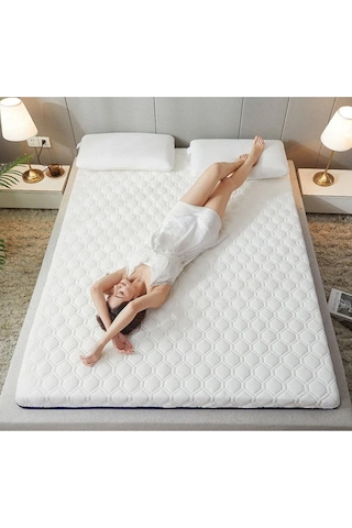 Sitehome Çift Kişilik Yer Yatağı Yatak Pedi Sünger 7 Cm