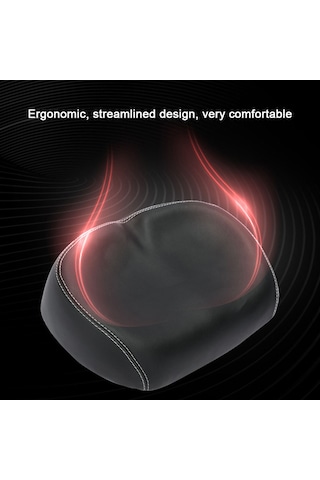 Xindoker Ergonomik Dikdörtgensiz Bisiklet Oturagi - Yüksek Esneklikli, Şok Emici, Dağ Bisikleti Ve Yol Bisikletleri İçin Siyah-kırmızı Çok Renkli