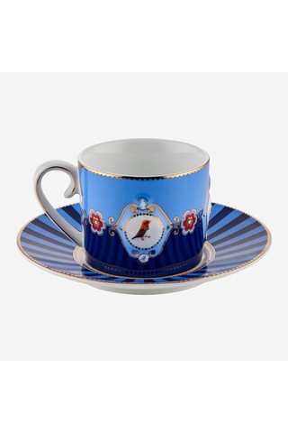 Mavi Porselen Çay Fincanı 200 Ml