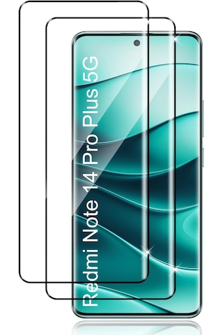 Xiaomi Redmi Note 14 Pro Plus Ekran Koruyucu Kırılmaz Cam Oval