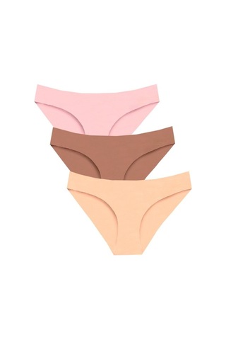 New Lilla 301 Kadın Dikişsiz Lazer Bikini Külot Paketi (549351597) Çok Renkli