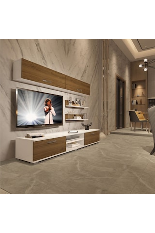 Decoraktiv Eko 5 Mdf Dvd Tv Ünitesi Tv Sehpası Beyaz - Pera