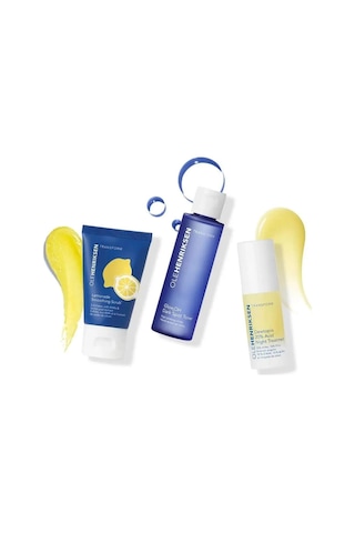 Ole Henriksen Dewtopia Night Treatment 15 ML + Glow2OH Dark Spot Toner 65 ML + Lemonade Smoothing Scrub 30 G