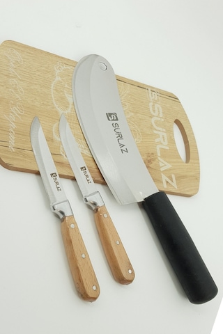 Sürmene Mutfak Bıçak Seti Soğan. Satırı. Pide Kesici