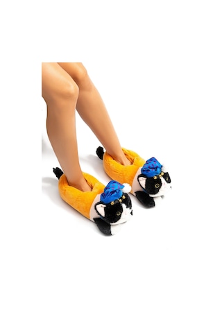 Twigy Alis Kadın Hayvanlı Panduf Siyah 36/41 EE0558 Siyah