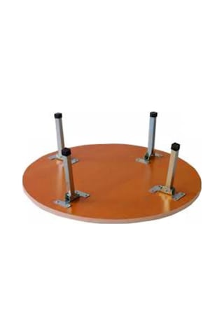 Metal Yer Sofrası Ayağı 23 Cm 4 Adet Yemek Yufka Açma Sofrası Için Katlanır Metal Sofra Ayağı Gri