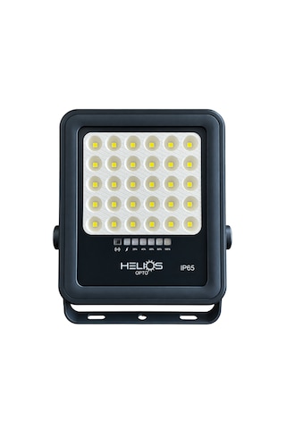 Helios 200w Led Solar Projektör Monokristal Panel Ip65 Uzaktan Kumandalı