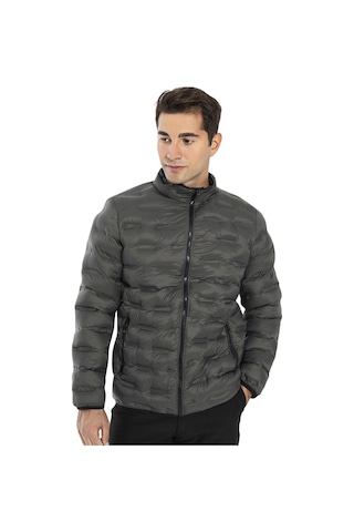 Crozwise Erkek Dolumlu Kışlık Spor Outdoor Mont Haki