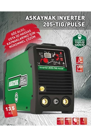 Askaynak Inverter 205 - Tıg/pulse Kaynak Makinesi