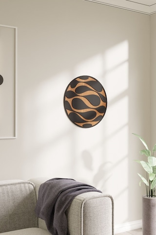 Dekoratif 3d Modern Ahşap Yuvarlak Tablo