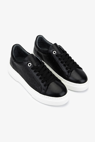 Valmenti Kadın Hakiki Deri Siyah Sneakers & Spor Ayakkabı 04 Val-502 Bn Ayk Sk25-26 Sıyah Nappa Siyah