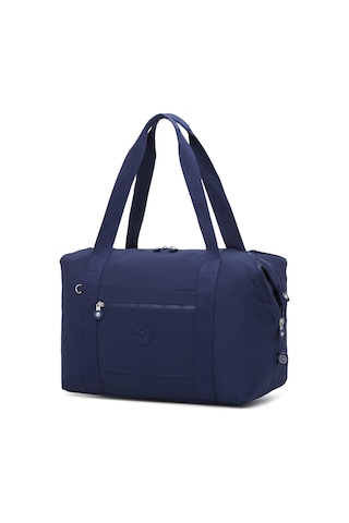 Smart Bags Orta Boy Su Geçirmez Extra Hafif Krınkıl Kumaş El Valizi Ve Spor Çantası Lacivert