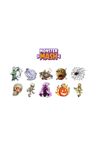 Holotoyz Tattoo Monster Mash Ar Uyumlu Geçici Dövme