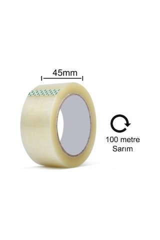 Koli Bandı Şeffaf 45X100 Mt