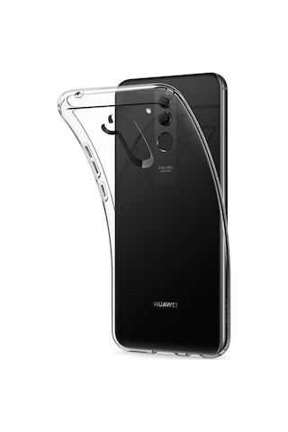 Huawei Mate 20 Lite Kilif Seffaf Silikon Kamera Koruma 389629553
