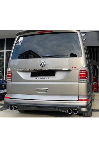 Vw Transporter T6 Abt Arka Ek Plastik Siyah Difüzör Arka-bodykit-ek-karlık