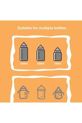 Reedark Usb Şarjlı Bebek Biberon Isıtıcı Kılıfı - Multifonksiyonel Isı Kontrol - Dayanıklı Poliester - Mavi Kamuflaj Desenli