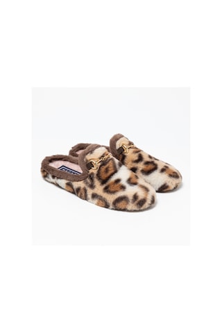 Anaı146 Leopard Camel Terlik/ Panduf Ev Kadın Anaı146-mk Macarena Leopardo Camel Anaı146 Leopard Camel