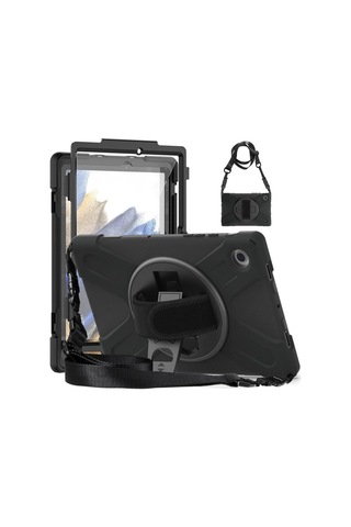 Lenovo Tab M10 Tb328fu Kılıf Amazing Tablet Kapak - Siyah Bant Lenovo Tab M10 Tb328fu Kılıf Amazing Tablet Kapak - Siyah Bant