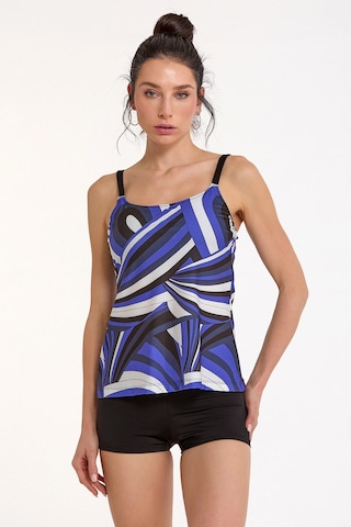 Kocabey Argento 0063-3011 Kadın Şortlu Tankini Siyah