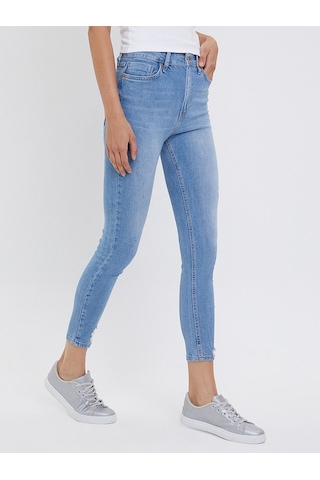 Kadın Mavi Natalie Elvino Jean Pantolon -ss20