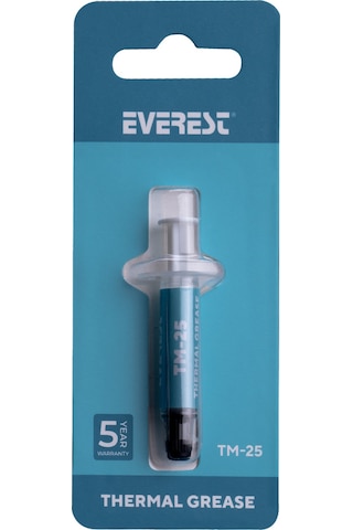 Everest Tm 25 0.5G 13.4W/M.K Gri Yüksek Performanslı Termal Macun