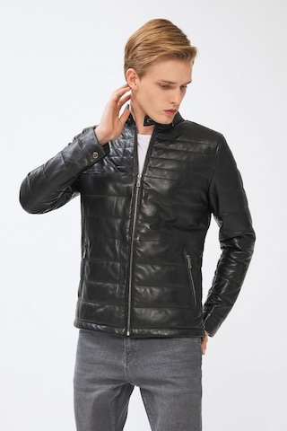 Drake Siyah Deri Mont 111528 001