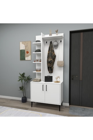 Arnetti Askılı Julendor Portmanto,beyaz