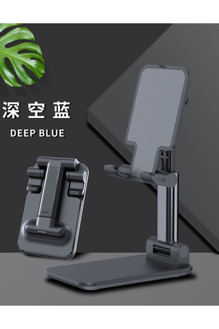 Aurora Taşınabiler Teleskopik Tembel Katlandır Silikon Masaüstücep Telefonu Standıyeşil Yeşil