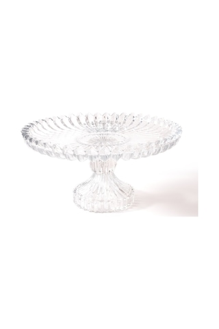 Mest Ayaklı Cam Çerezlik Ve Meyvelik - Şık Ve Çok Amaçlı Tasarım Şeffaf